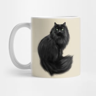 Beautiful Long Haired Cat Mug